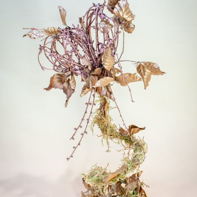 Dekors uz bērza ripas