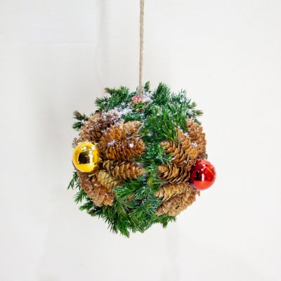 Ziemassvētku bumba, karināms dekors, D 12 cm