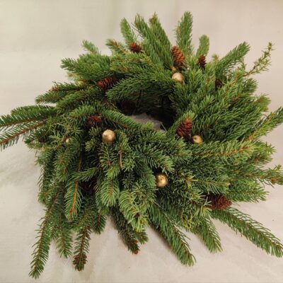 Kanādas egles adventes vainags, D 30 cm